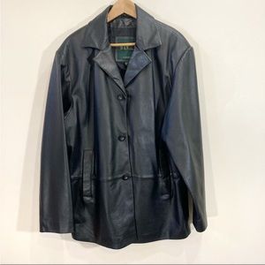 Danier Black Leather Jacket